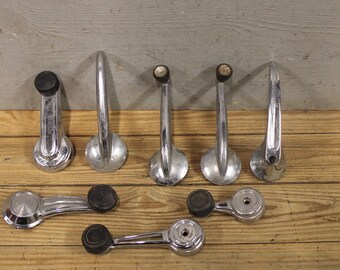 Eight Assorted Classic Car Window Crank Handles