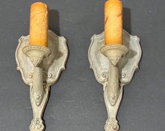 Antique Art Nouveau Sconces | Riddle Co Design | Antique Lighting | Historic Home Restoration
