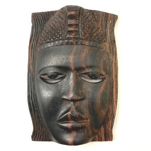 Handmade Wooden Mask | 7&quot; Tall African Mask | African Wall Art