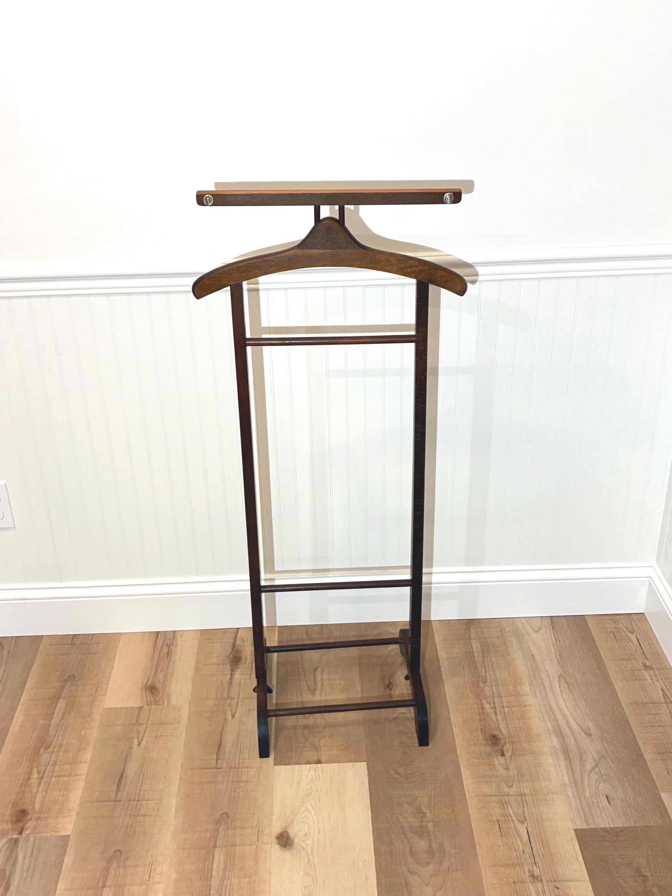 Valet De Chambre En Laiton Doré - Style Hollywood Regency - Majordome Vintage Pour Costume