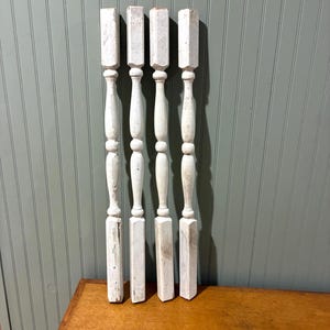 4 Chippy Architectural Spindles Balusters 26.25" Tall
