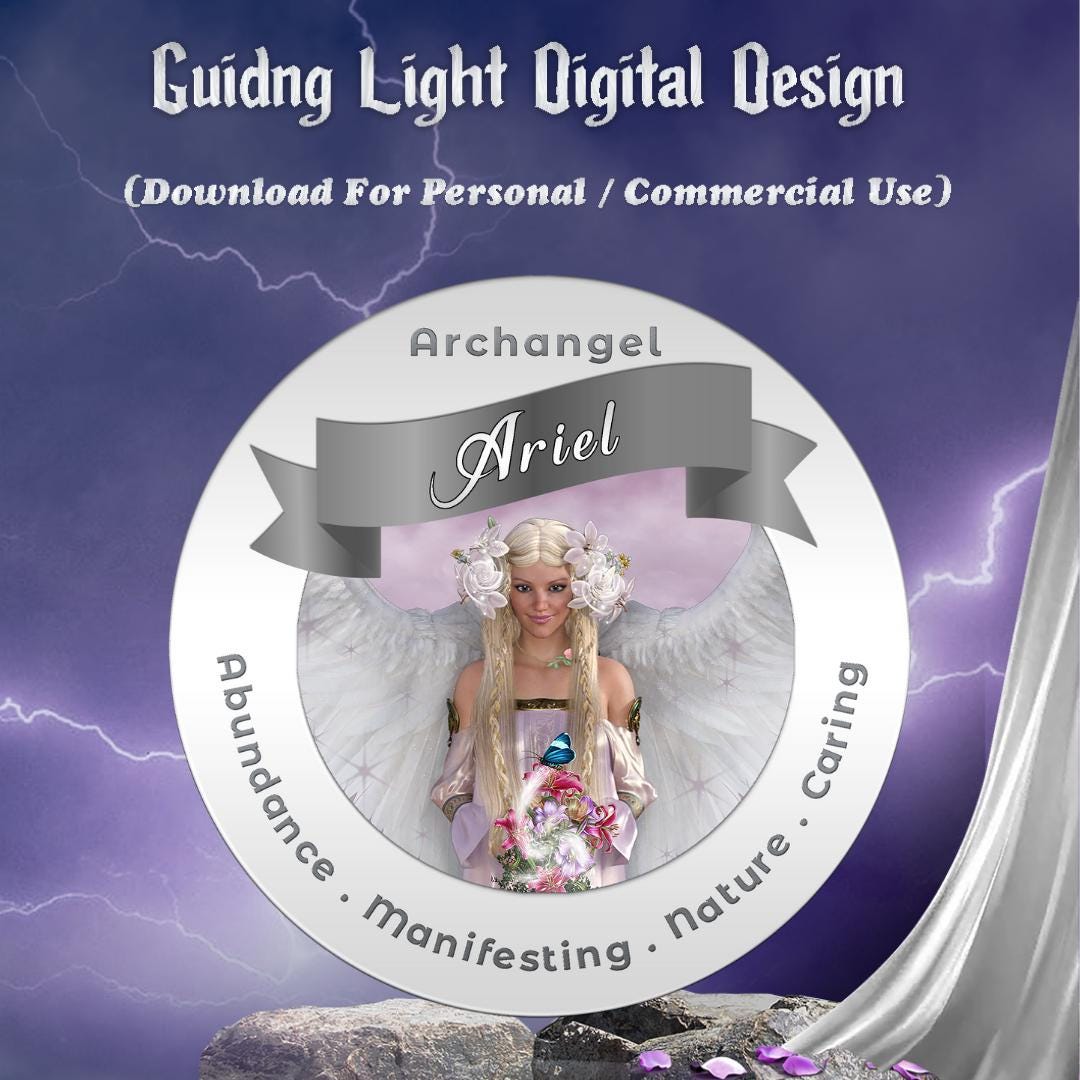 Digital Design - Archangel Ariel & Activation Guide - Etsy