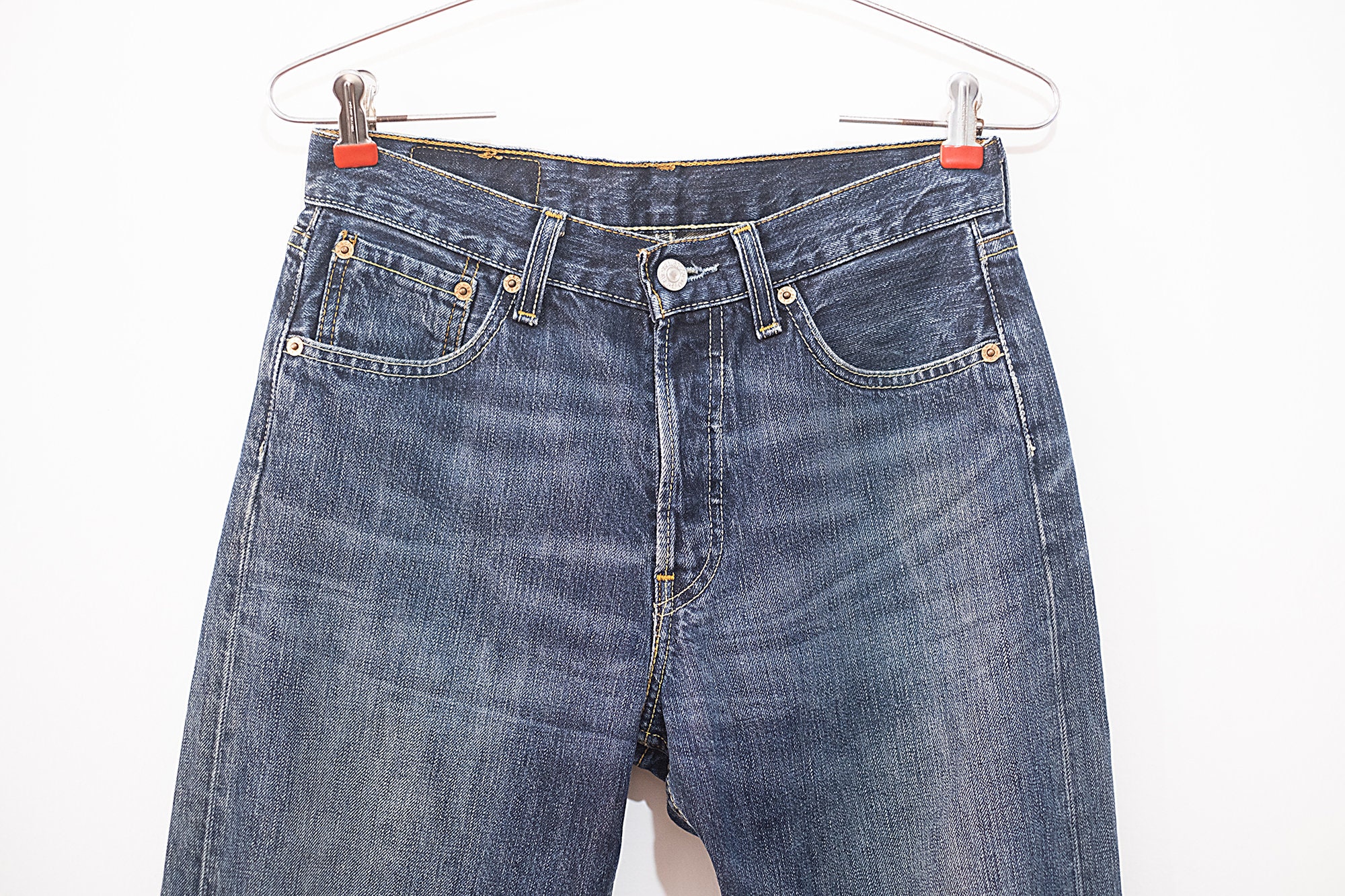 Lee Chicago Homme Bleu Straight Regular Jeans W34 L32 (59738