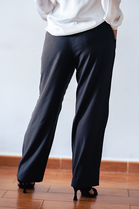 Yves Saint Laurent Vintage Long Elegant Trousers From 1990s Yves Saint Laurent Vintage Long Elegant Trousers From 1990s