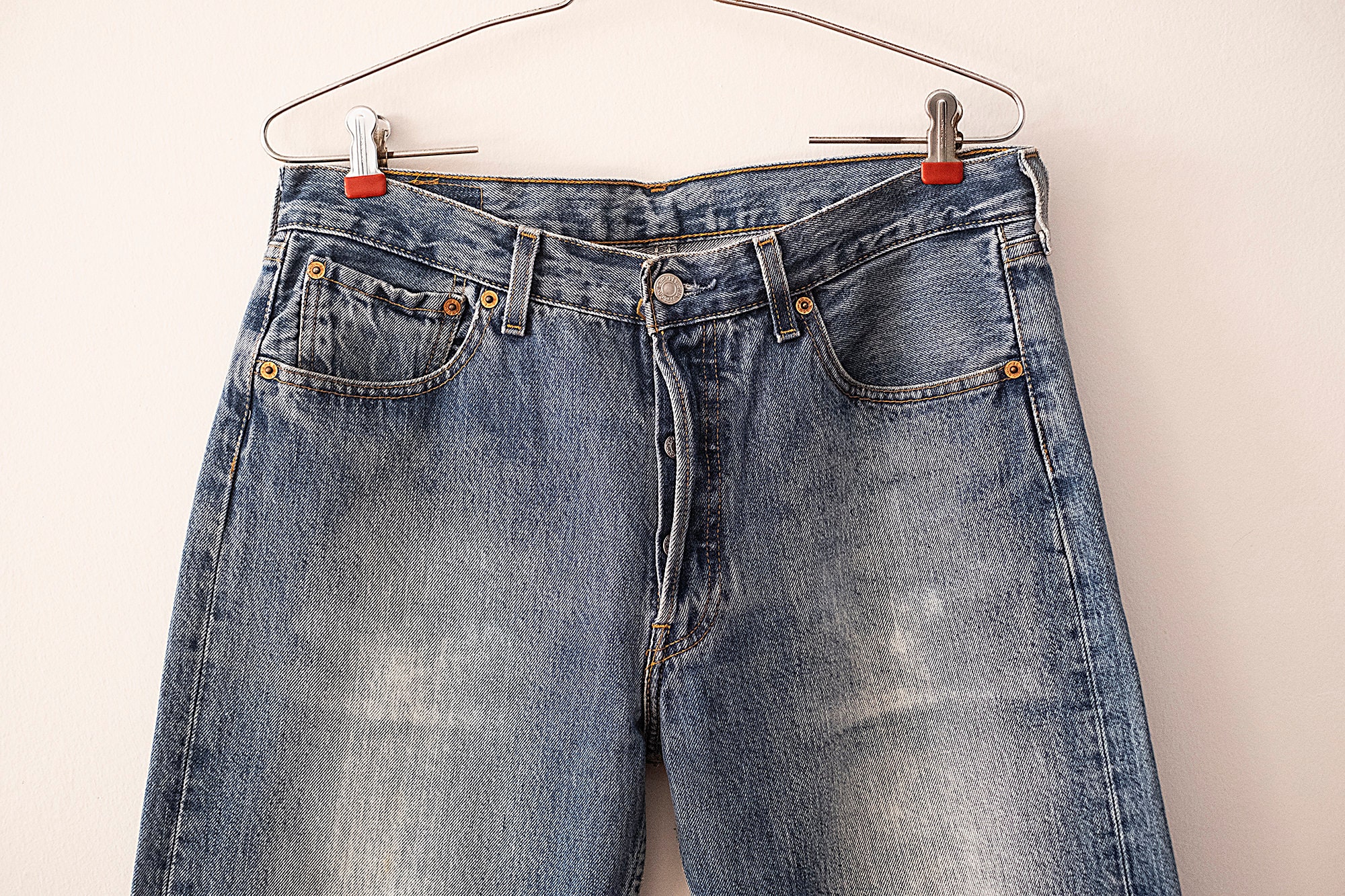 Vintage 1990s Levi's 501 Light Stonewash / Great Condition