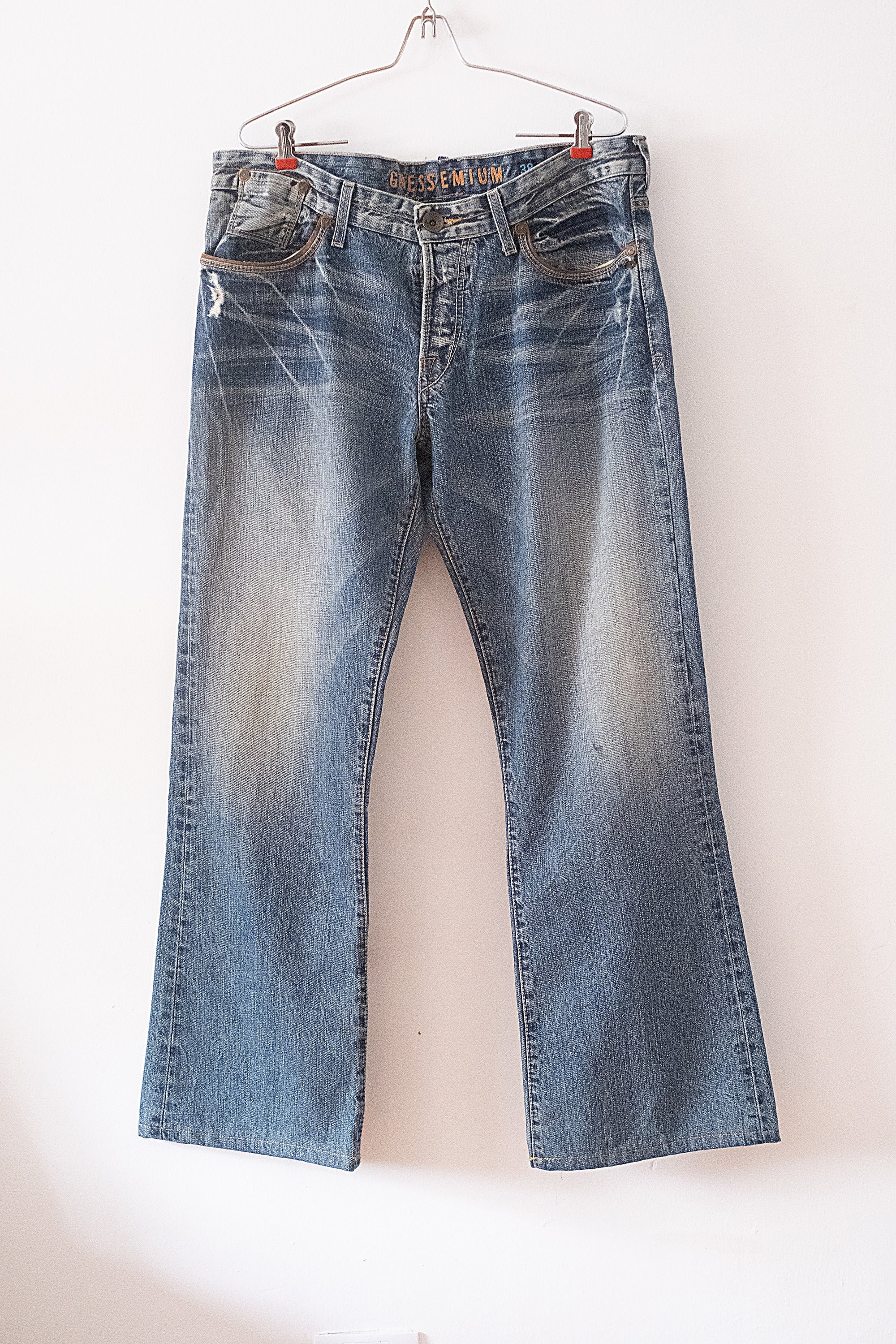 Vintage Guess Stonewashed Jeans – 2000s Falcon Boot Cut