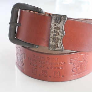 Levi Strauss Belt Etsy UK