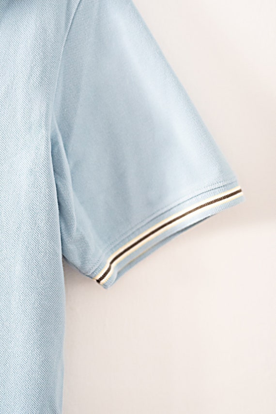 Trussardi Jeans blue style polo t-shirt man - Vin… - image 3