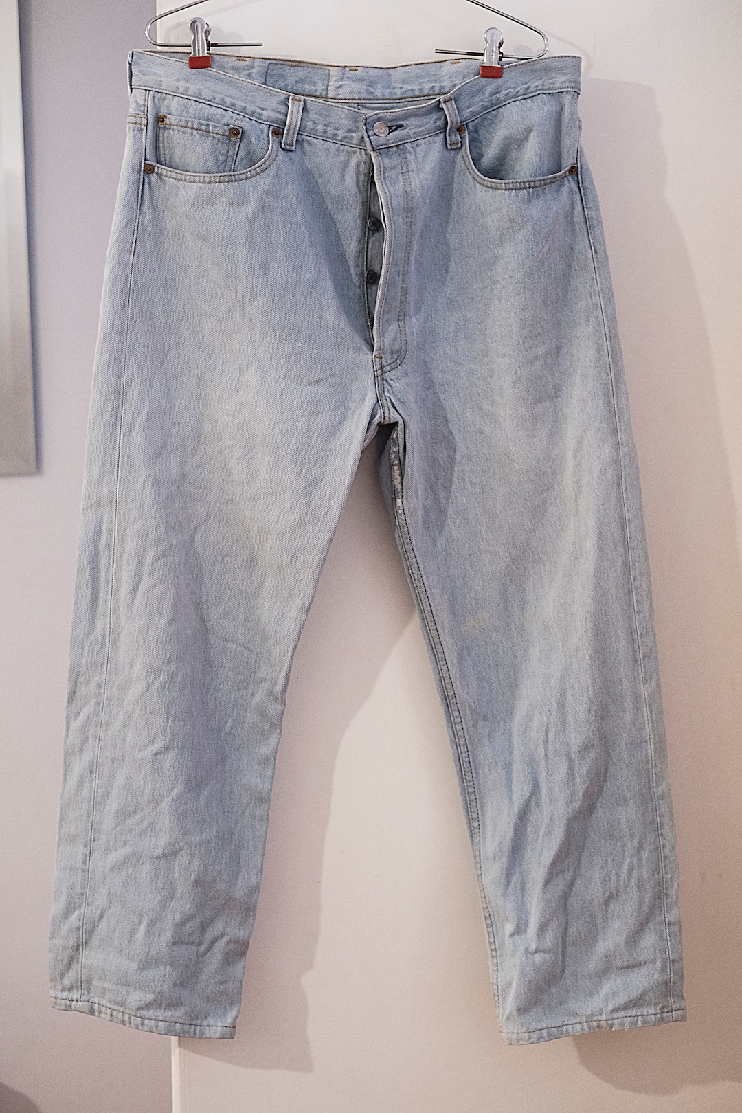 Original 1980s Vintage Levi's 501xx W40 L32 Stonewashed Man
