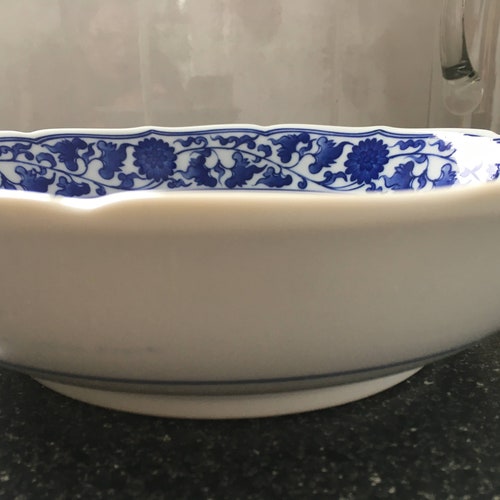 Chinese Oriental Blue & White Bowl Signed Porcelain buying China Ceramic