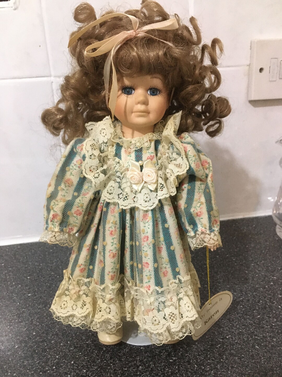 Vintage Porcelain Doll Leonardo Collection Limited Edition Doll karen