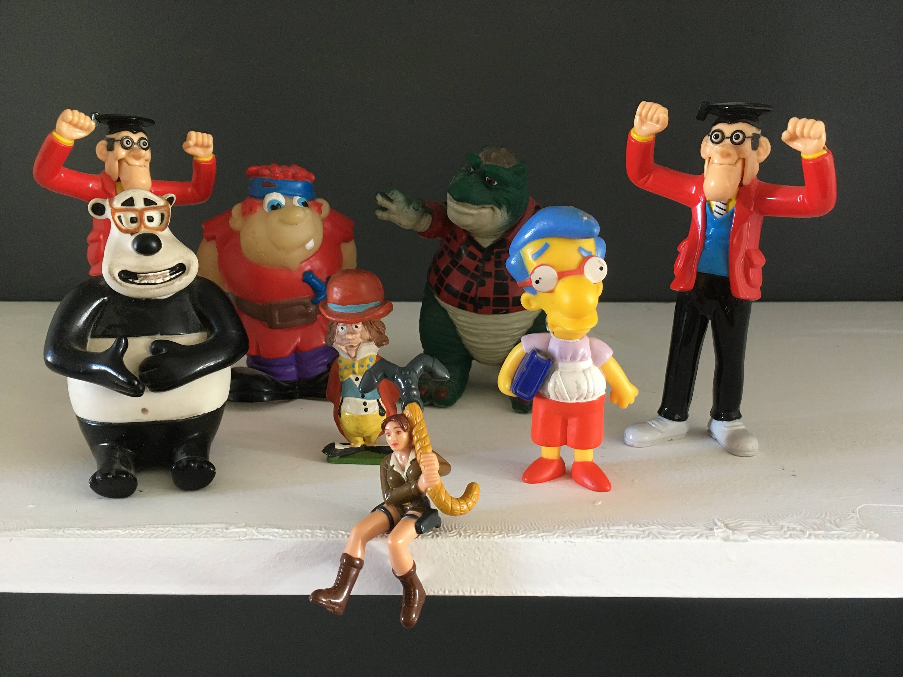 8 Vintage Toy Figurines c 1960 Diddy Man Bash Street Lara Etsy