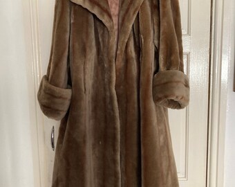 Vegan Fur Coat | Etsy