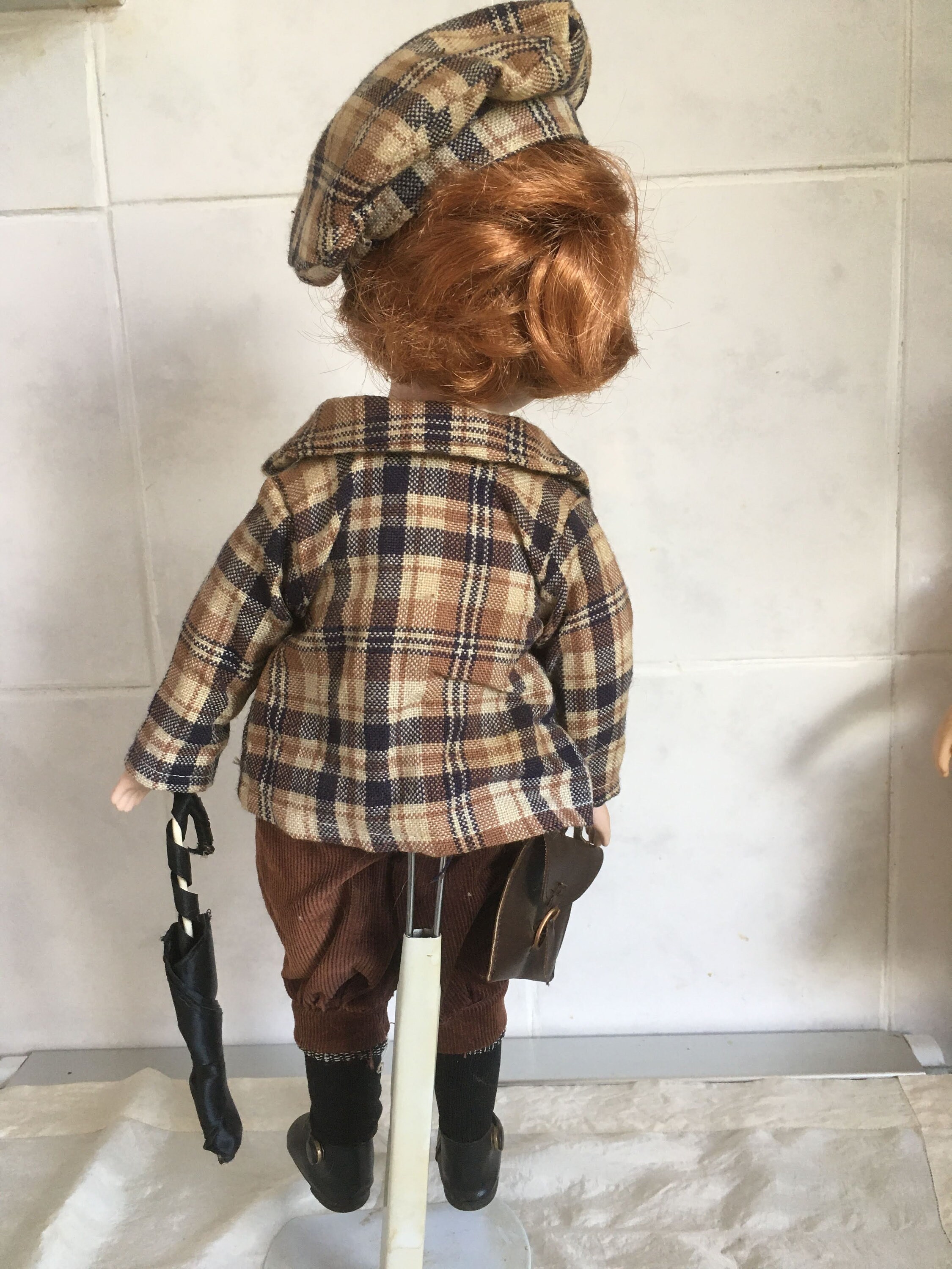 Vintage Boy Doll Porcelain Bisque Victorian Boy Doll With Etsy