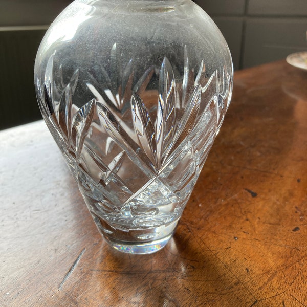 Antique Crystal Vase Etsy UK