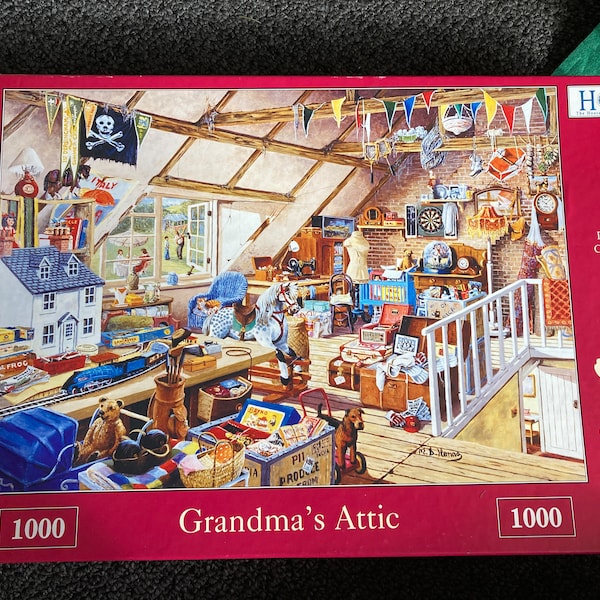 Grandma's Attic Jigsaw Puzzle 1000 pieces House of Puzzles Ambleside Lake District Cumbria