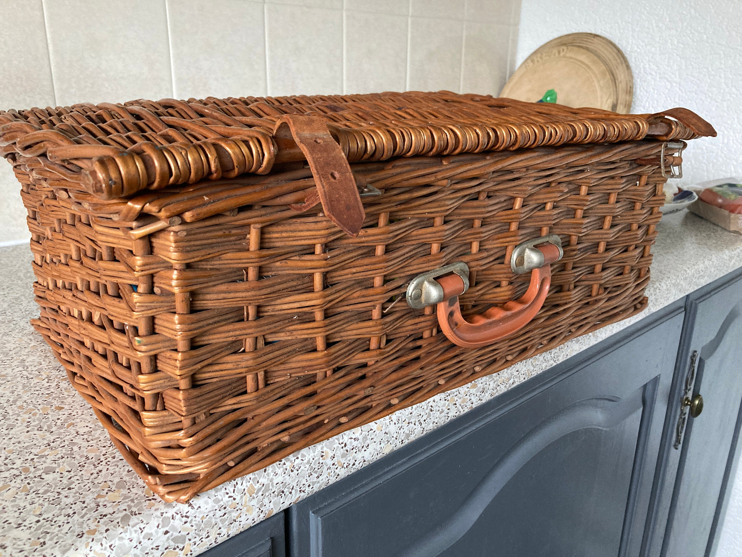 Vintage Picnic Basket Hamper by Optima Was a 21st Birthday Gift C