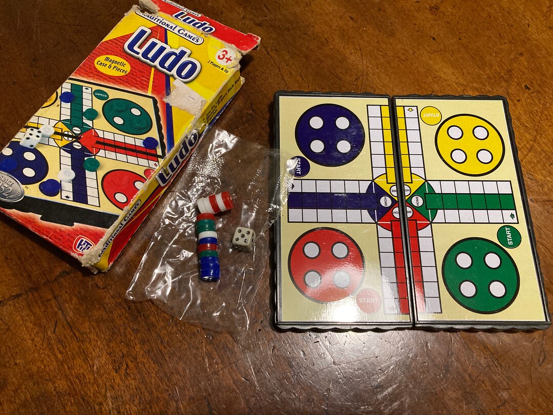 Vintage Travel Game Ludo Traditional Game for All the Etsy