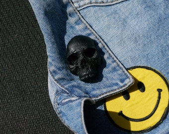 Custom Human Skull pin