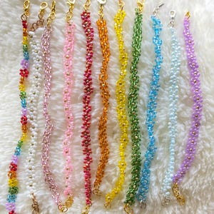 Beaded Flower Bracelet