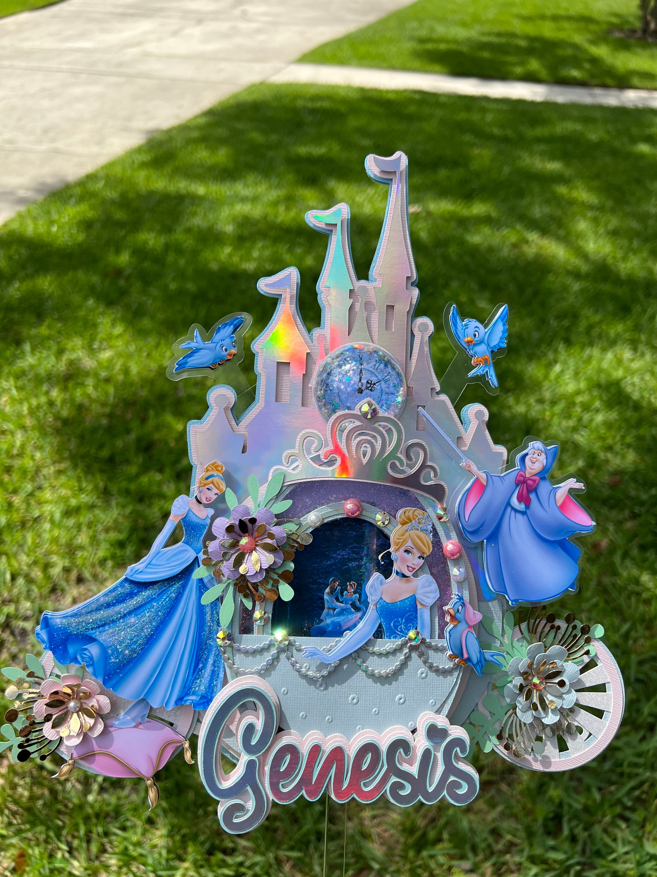 Cinderella Cake Topper, Cake Topper, Birthday Party, Birthday, Cinderella Party