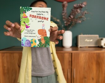 ROARSOME Birthday Party Invitation