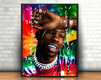 Travis Scott Poster Etsy