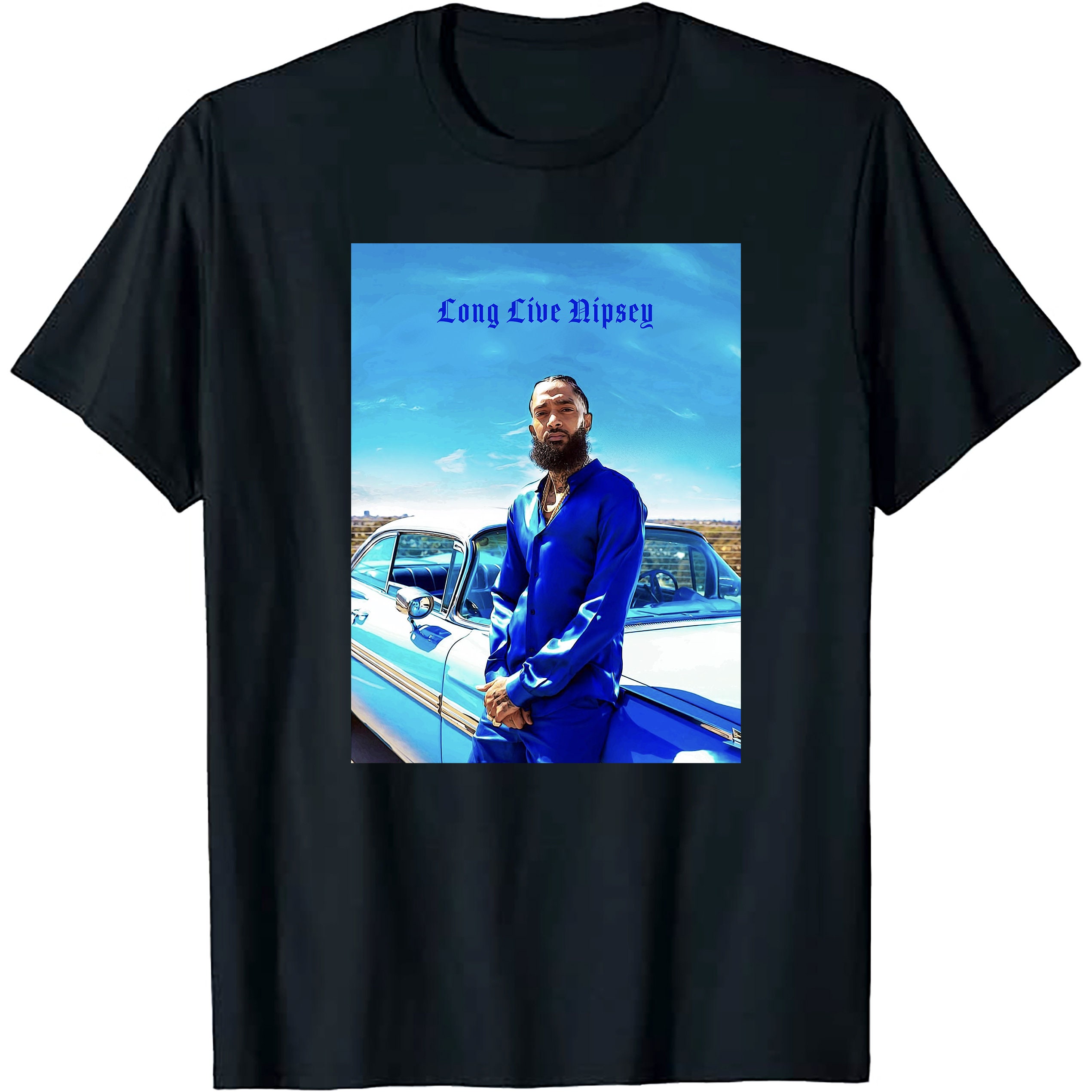 nipsey blue shirt