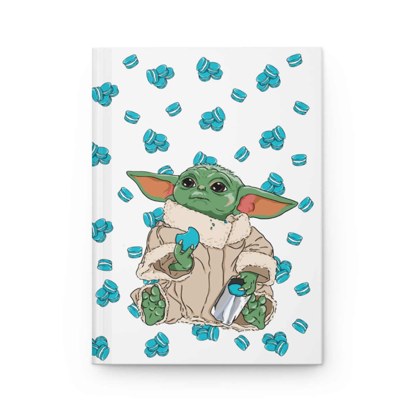 Baby Yoda Journal Macaron Journal Notebook Star Wars Etsy