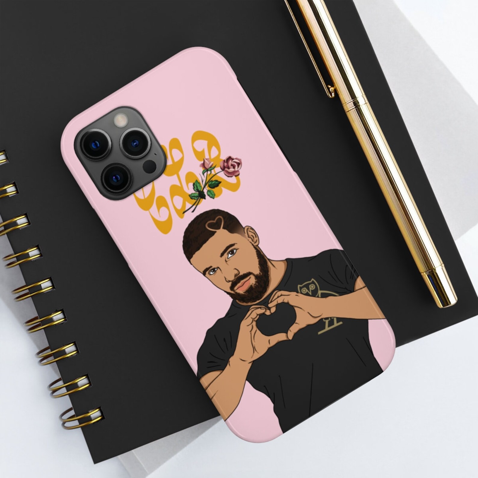 Drake CLB Hip Hop Rapper iPhone Case Tough Phone Cases 12 11 Etsy