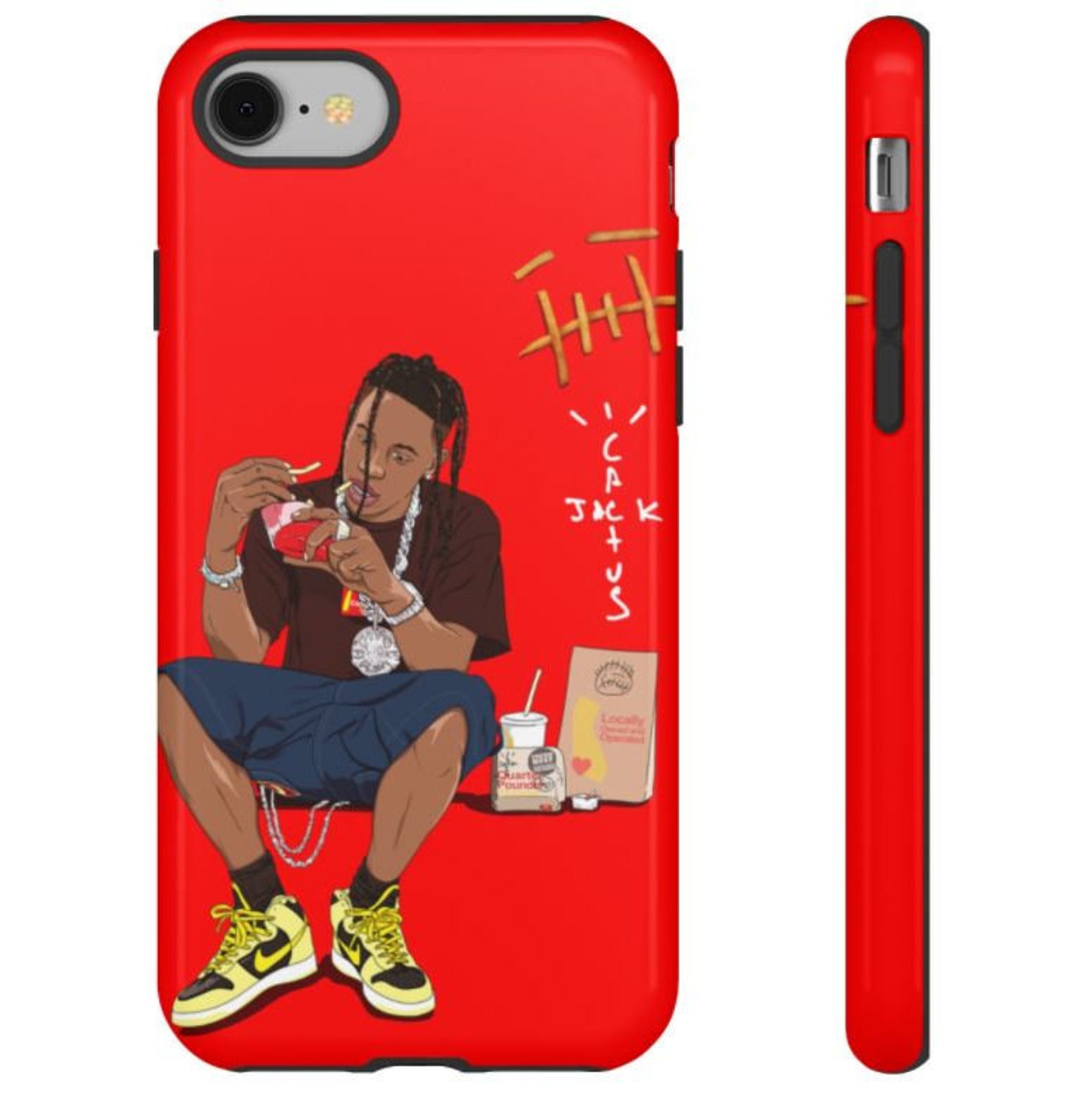 Travis Scott Cactus Jack iPhone Case Tough Phone Cases 12 11 Etsy