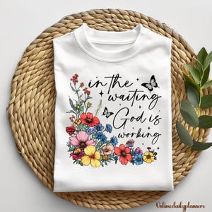 Floral Bible Verse PNG: Boho Christian Shirt Design (Digital Download)