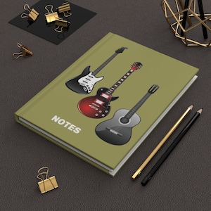 Guitar Notebook: Musician&#39;s Songwriting Journal