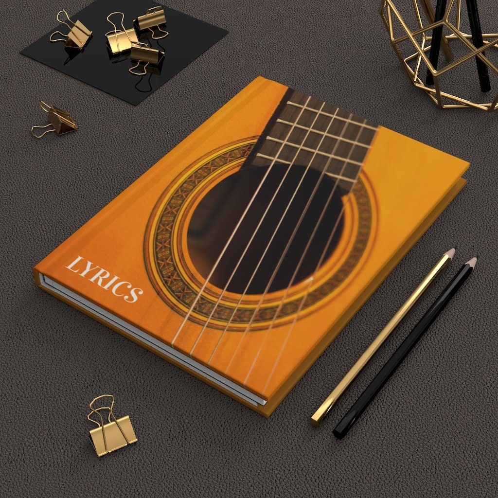 Musicians Song Writing Goodnotes Notebook Hardcover Unique Etsy