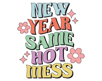 Felice anno nuovo, Capodanno, Download PNG, Regalo per le donne, Vacanze,