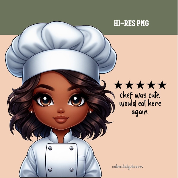 Personal Chef Kitchen Decor African American Culinary Art PNG, Catering Business Small Business Boss Lady Funny Kitchen Quotes Poster