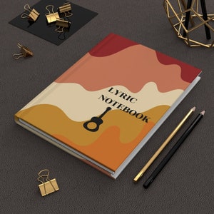 Guitar Lyric Notebook: Songwriter Journal, Music Gift