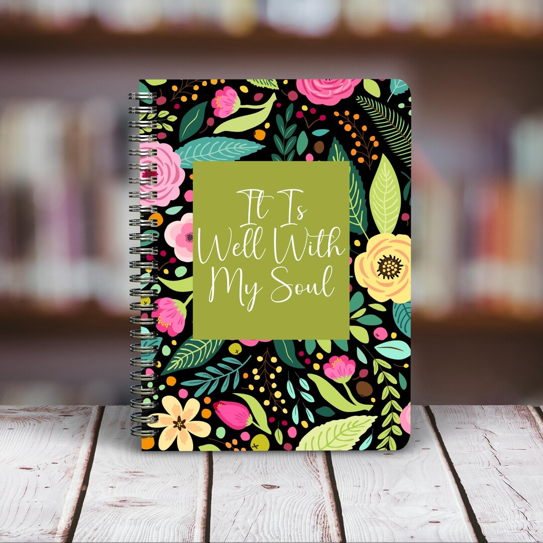 Inspirational Spiral Journal Notebook for Women, Bible Verse Quote ...