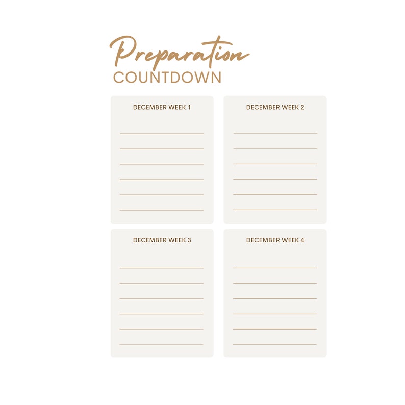 Christmas Planner Printable Holiday Planner Gift Budget Etsy