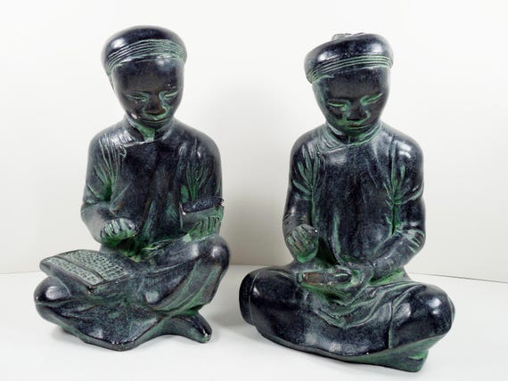 Austin Productions 1961 Mathematician and Scribe Sculpture