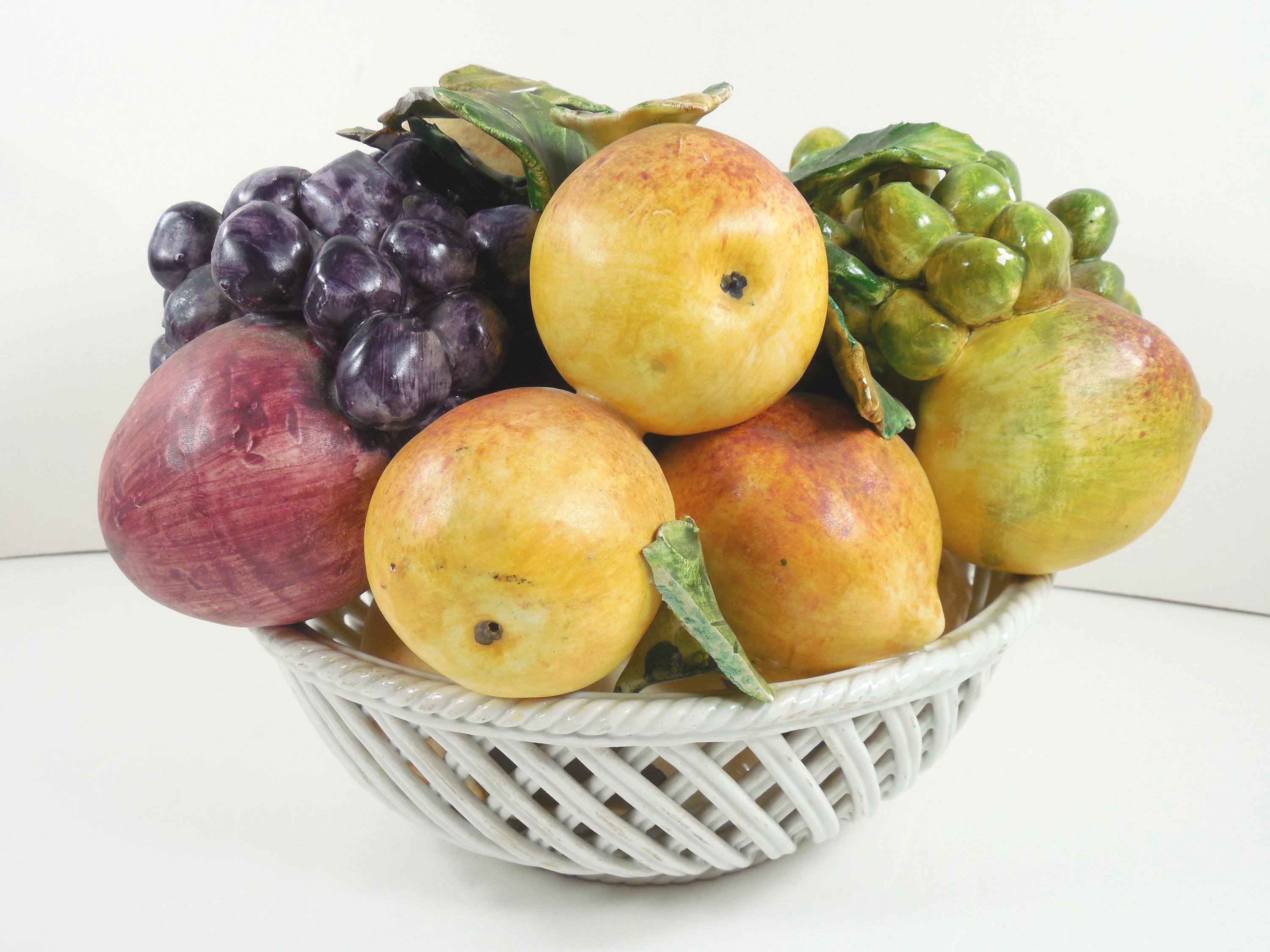 Capodimonte Fruit - Etsy