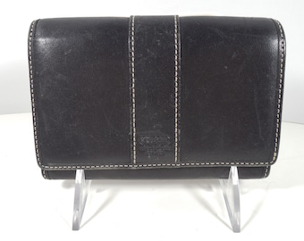 Coach Black Leather Soho Buckle Small Bifold Wallet - Etsy