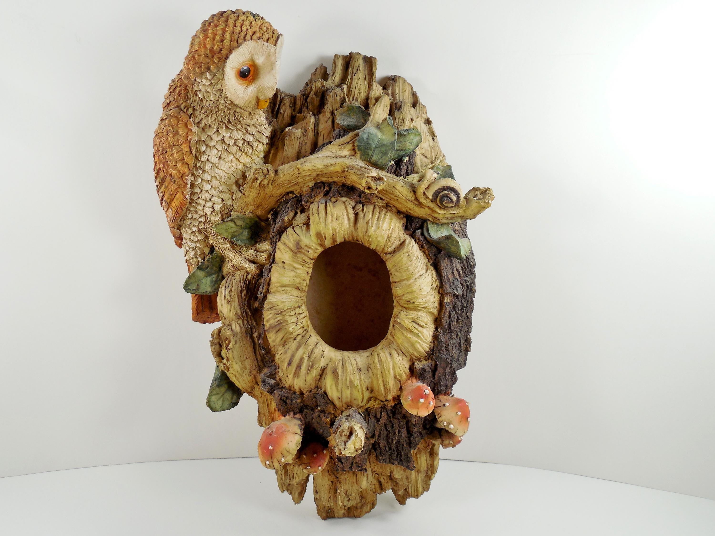 Hollow Log Birdhouse - Etsy, image size:3000x2250