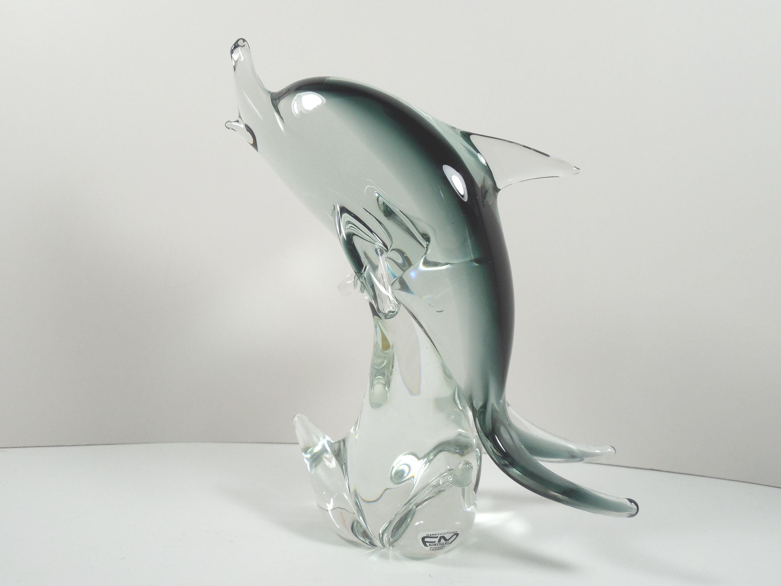 Fm Konstglas Fish - Etsy
