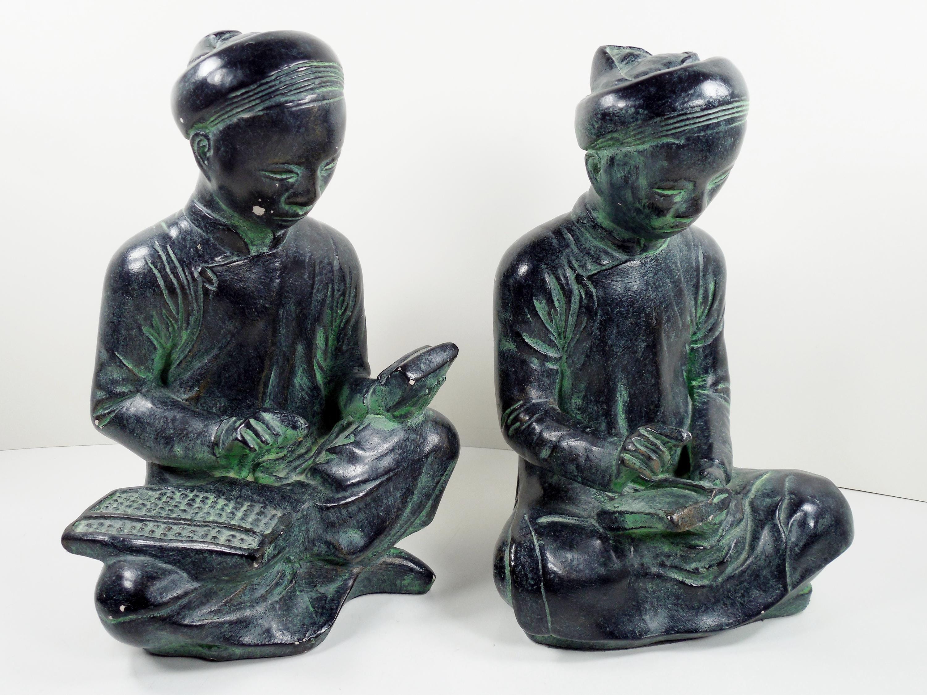 Austin Productions 1961 Mathematician and Scribe Sculpture