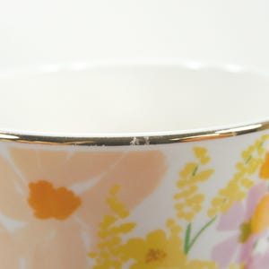 Anthropologie Rifle Paper Co. Marguerite Porcelain Floral Coffee Mug Colorful Multicolor Assorted Flowers Gold Metallic Handle And Trim image 17