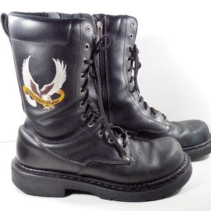 Mens Size 12 Harley Boots - Etsy display picture 1