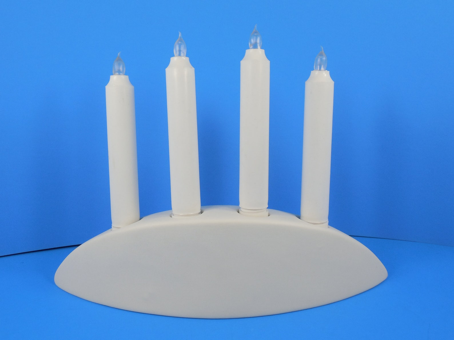 Advent Nativity Candle Holder By Hallmark Embossed White Etsy