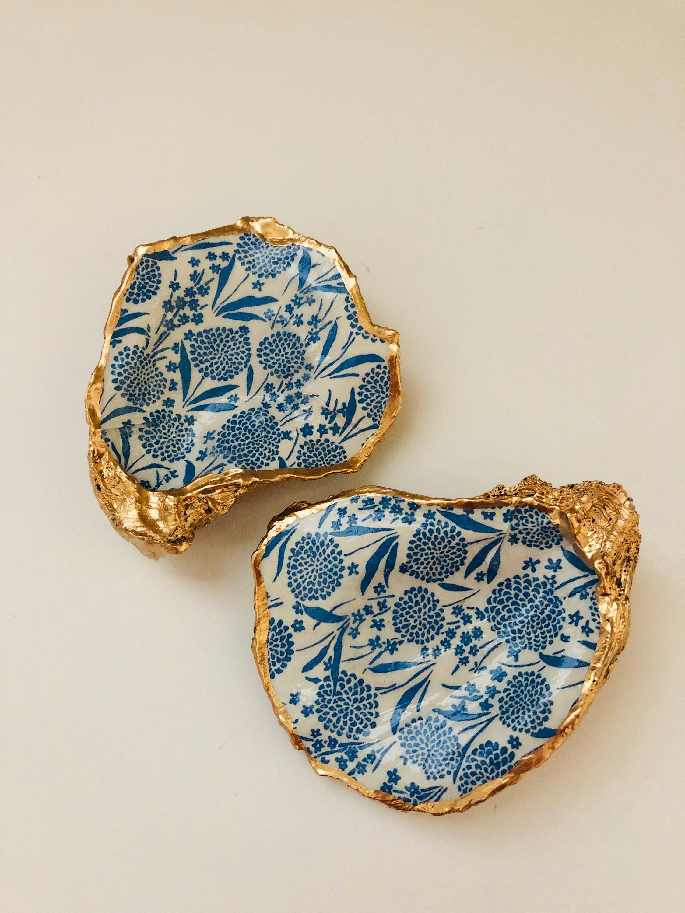 Oyster Shell Salt & Pepper Dishes Etsy