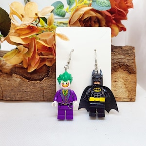 Pendientes de alas de hada funky y malvadas, juguete de ladrillo novedoso, regalo divertido, decoración festiva única, relleno de media grande y lindo, desajuste desigual